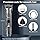 Hatteker Professional Hair Clippers for Men Beard Trimmer Clippers and Trimmer Set Waterproof T-Blade Trimmer Cordless Grooming Kit Nose Body Hair Trimmer Barber Clippers — image 3